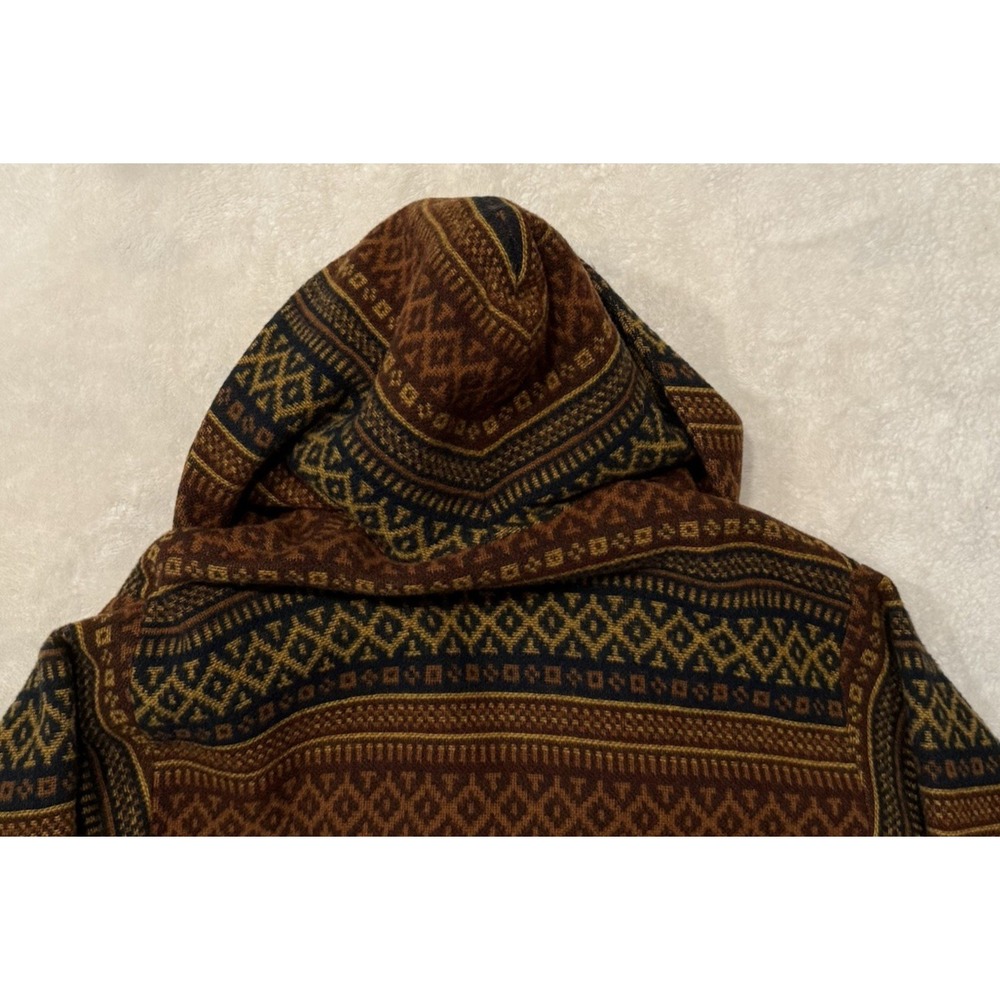 VTG Alexon Womens Sz 12 Wool Coat Lined Southwest‎ Aztec Blanket Great Britain - Picture 10 of 12